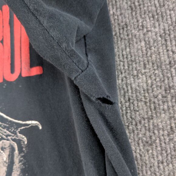 Motley Crue T Shirt Size L Dr. Feelgood Graphic Logo 2019 Global Distressed - Picture 12 of 15